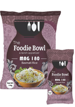 The Foodie Bowl Mag180, Basmati Rice